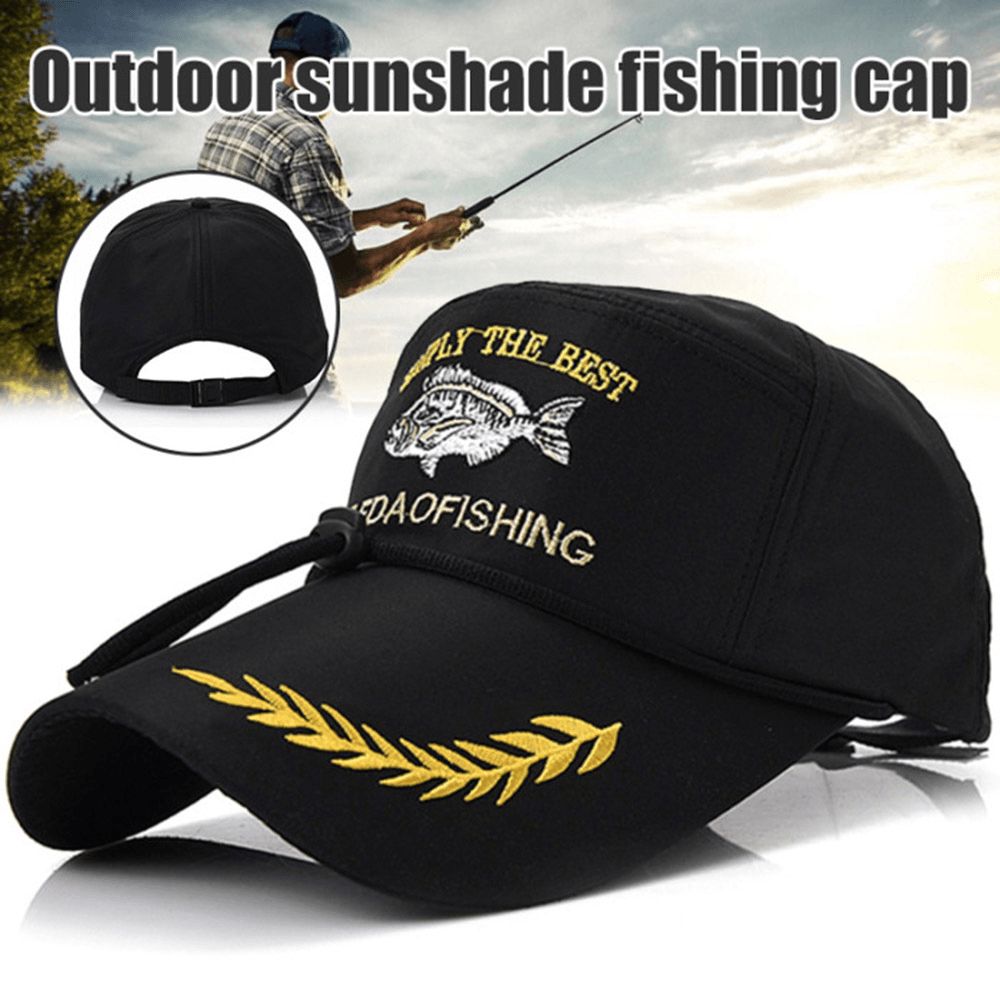 Mannen Outdoor Vissen Cap Cartoon Vis Patroon Zonwering Camping Fietsen Baseball Hoeden Ivy Cap