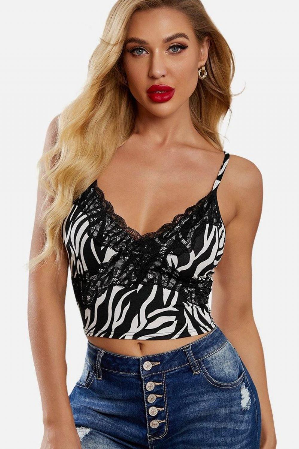 Crop Top Met Luipaardprint