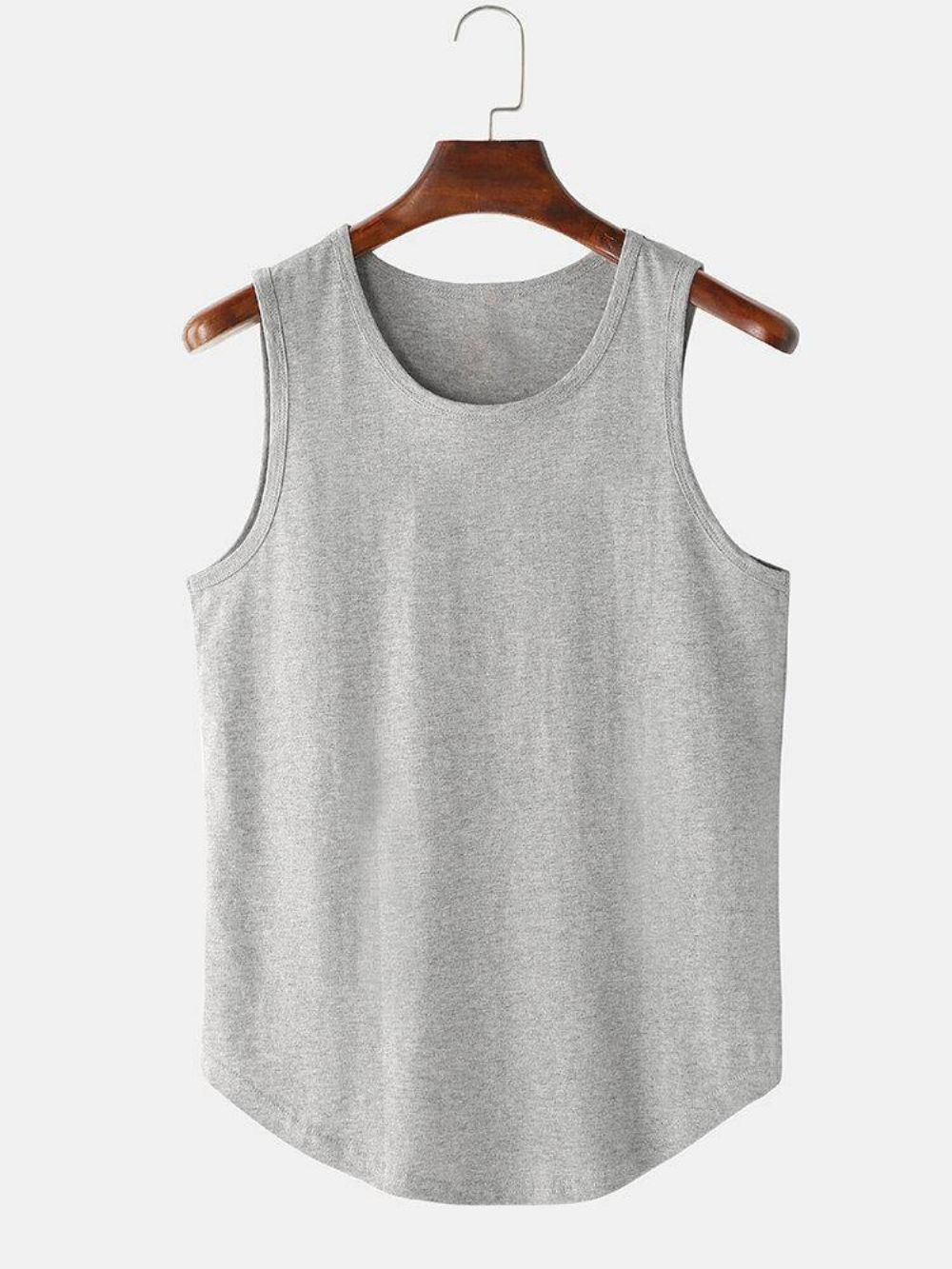 Effen Kleur Mouwloze Casual Tanktops Heren