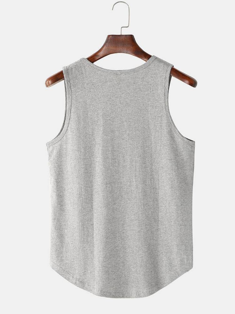 Effen Kleur Mouwloze Casual Tanktops Heren