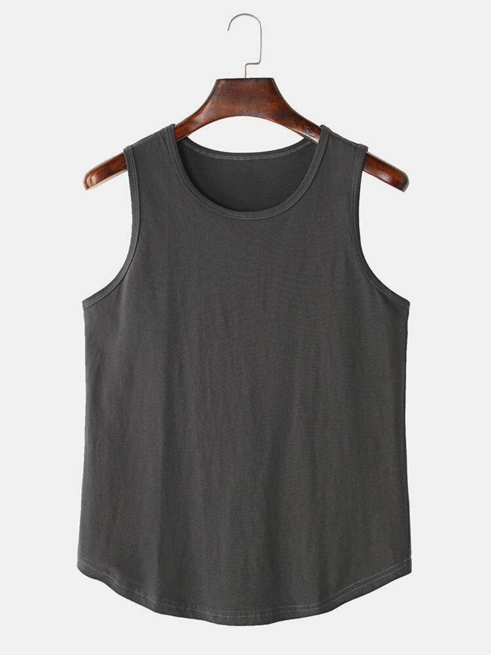 Effen Kleur Mouwloze Casual Tanktops Heren