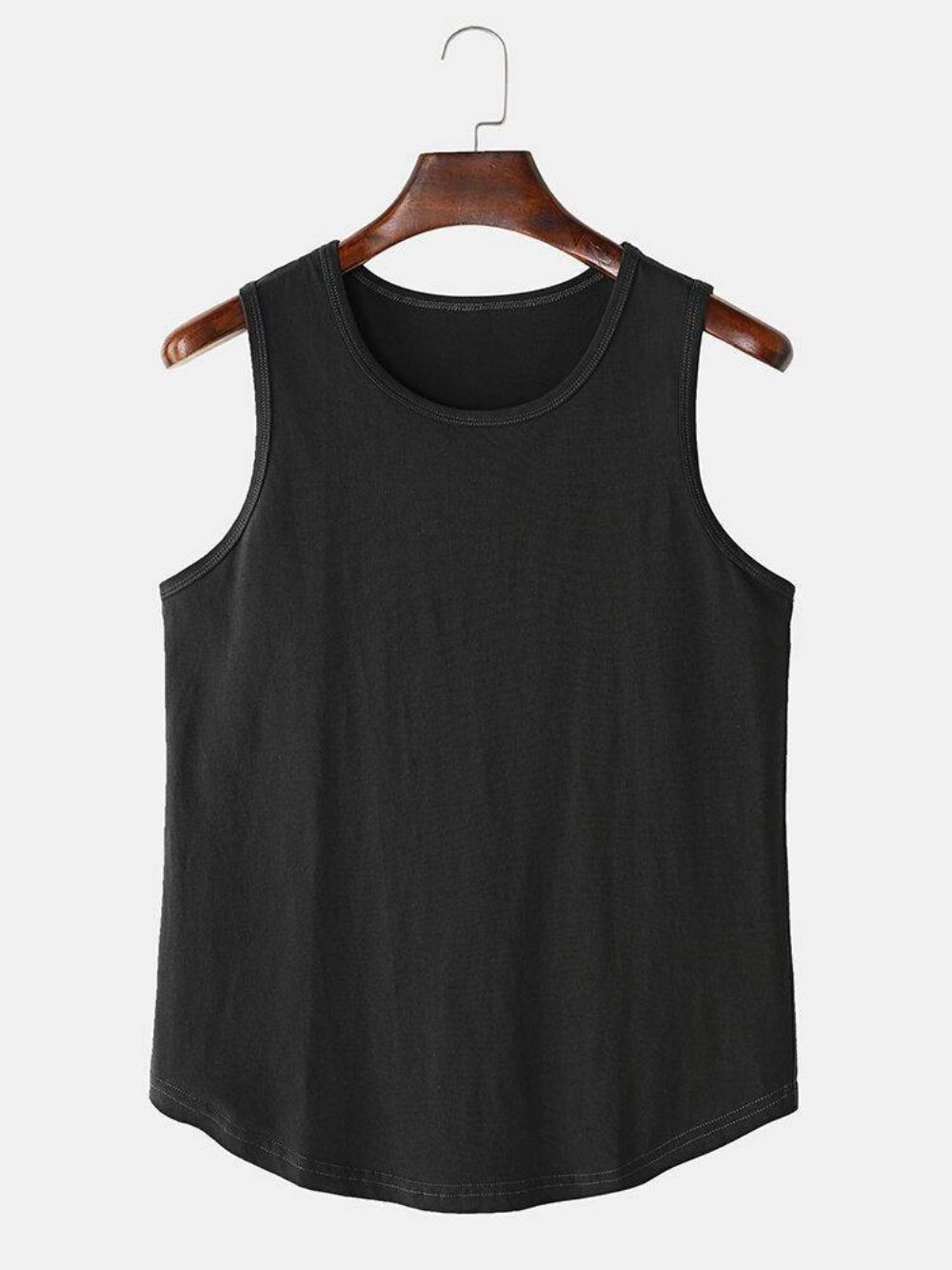 Effen Kleur Mouwloze Casual Tanktops Heren