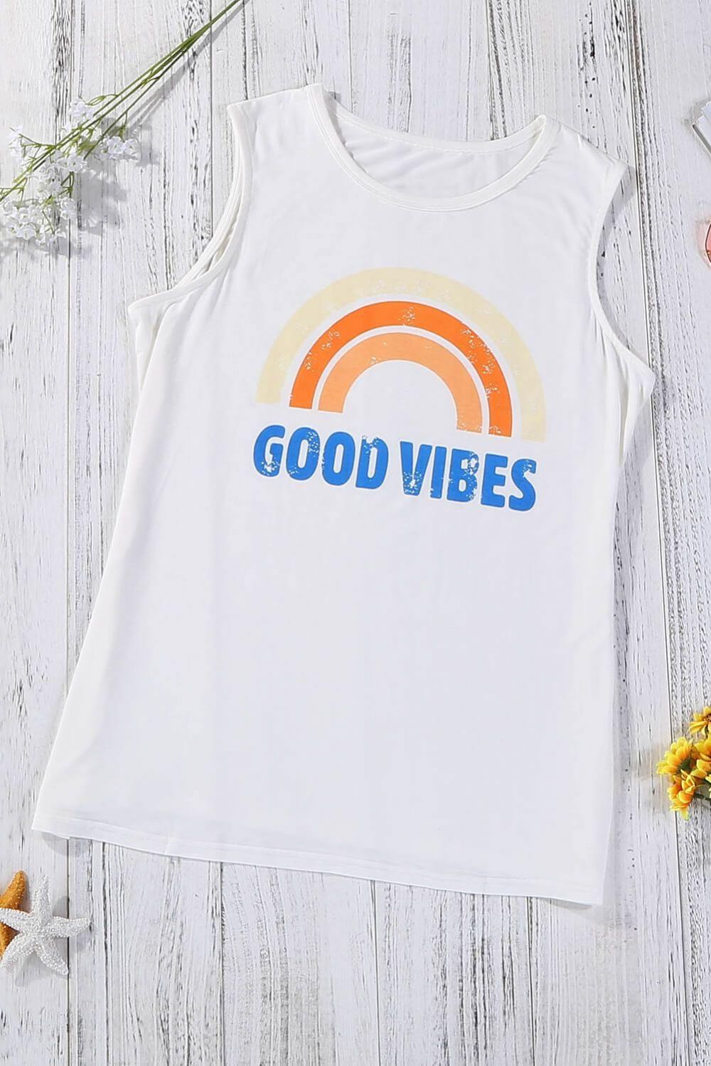 Good Vibes Regenboog Tank