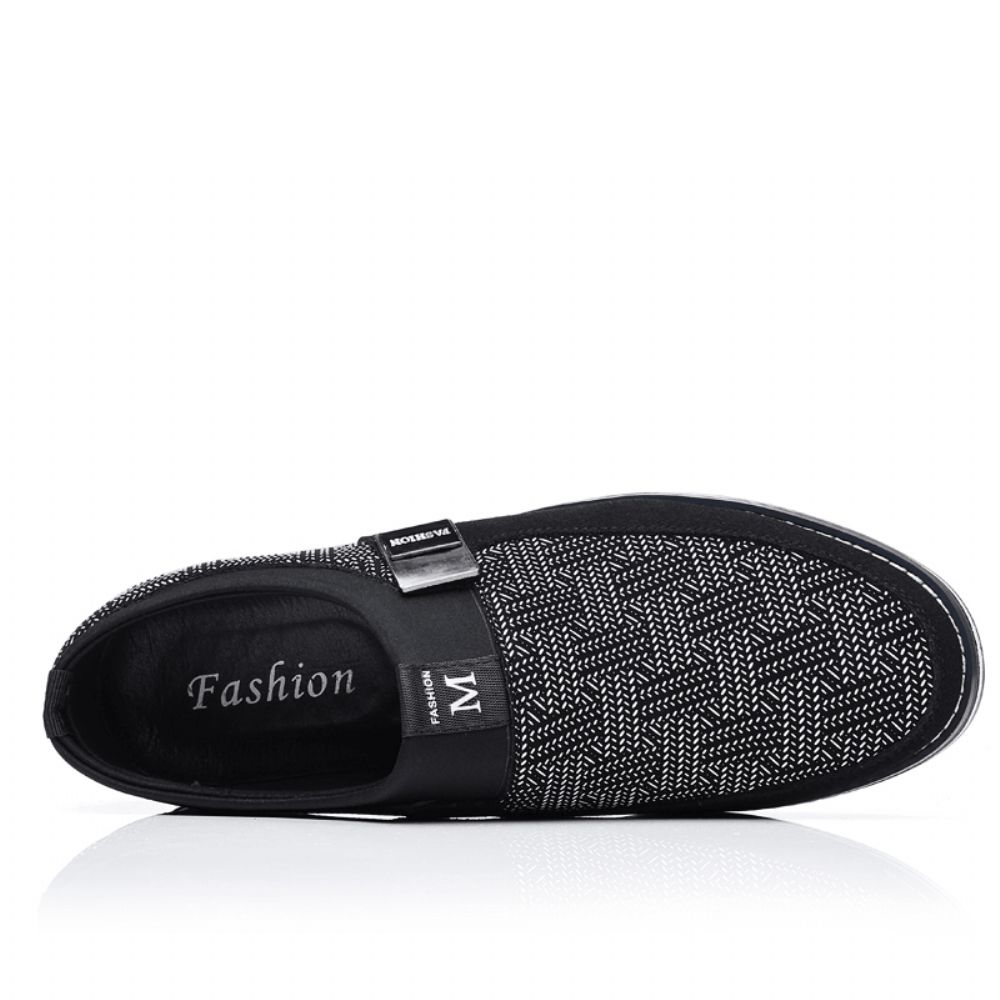 Heren Ademende Non Slip Comfortabele Zachte Bodem Slip Op Casual Business Loafers Schoenen