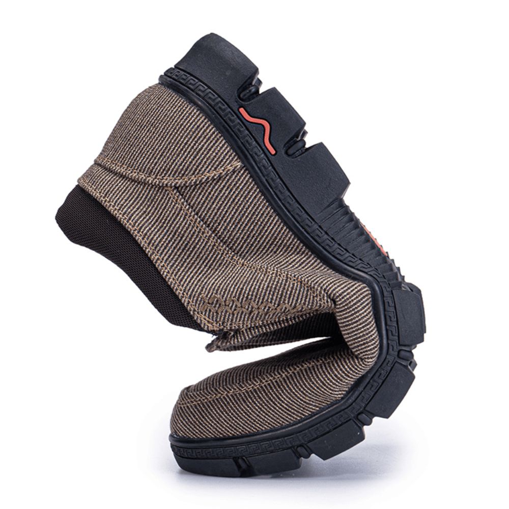 Heren Antislip Warm Gevoerde Comfortabele Oude Peking Casual Katoenen Schoenen