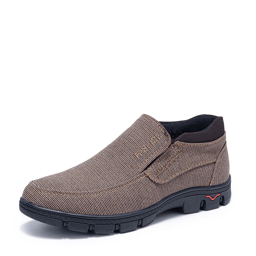 Heren Antislip Warm Gevoerde Comfortabele Oude Peking Casual Katoenen Schoenen