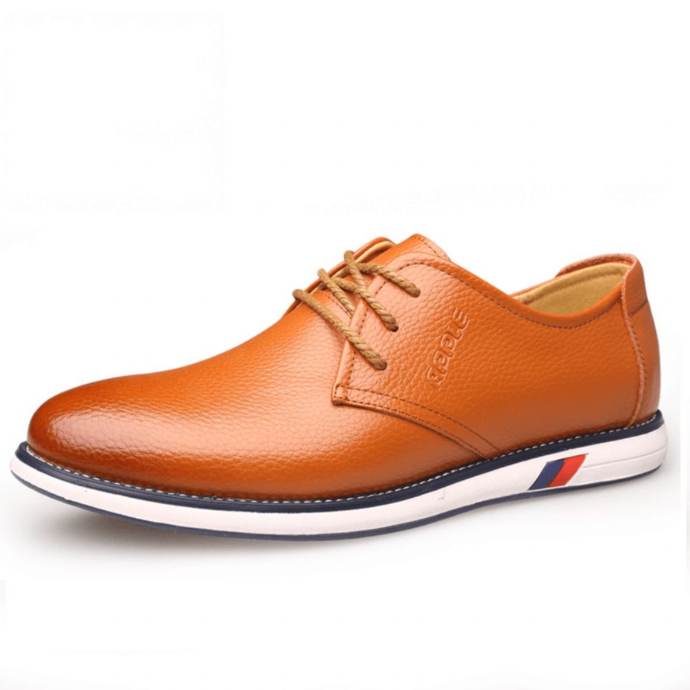 Heren Rundleder Ademend Antislip Comfortabele Klassieke Casual Zakelijke Schoenen