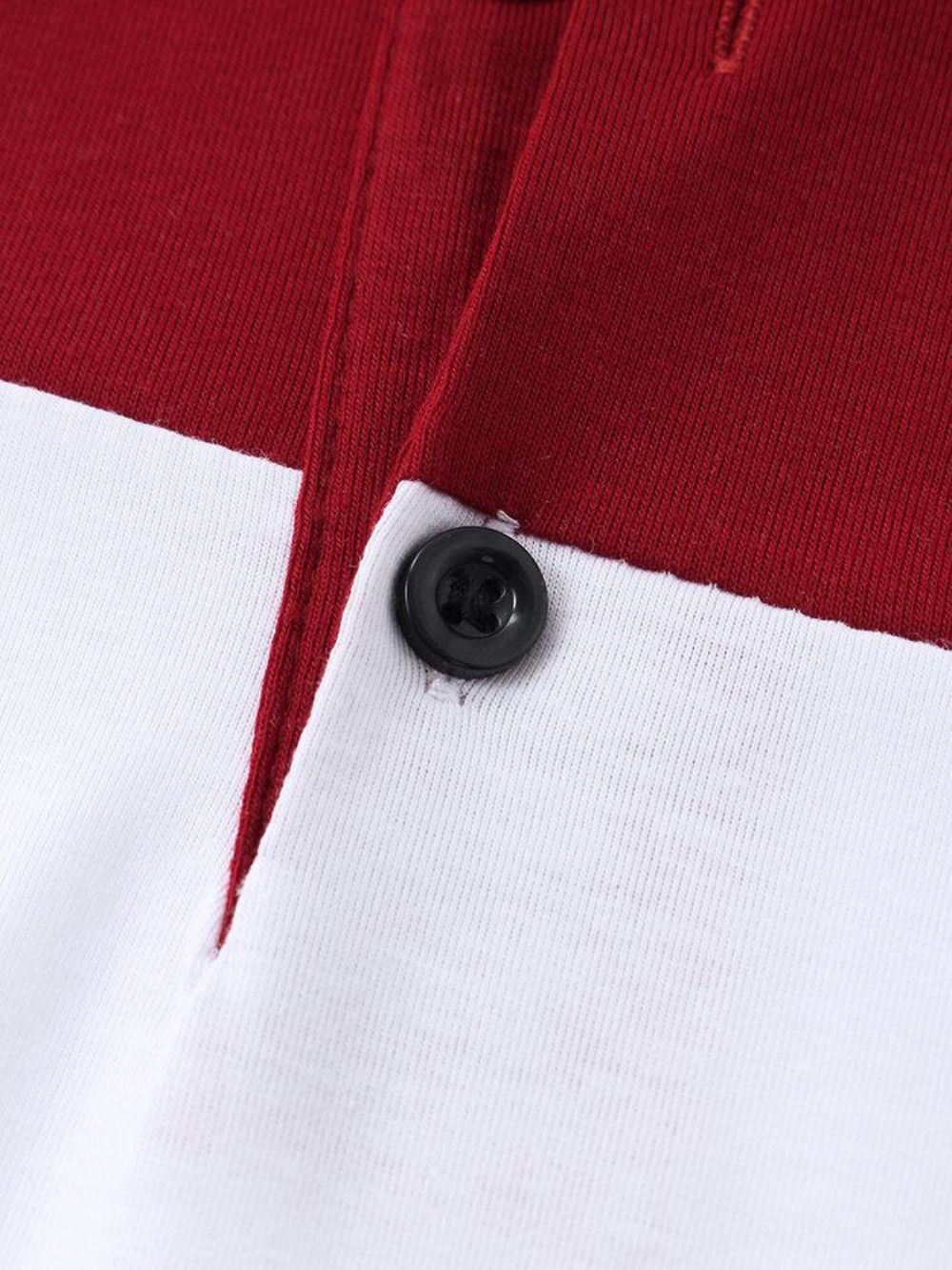 Casual Sportgolfshirts Met Kleurblokken Korte Mouwen Heren