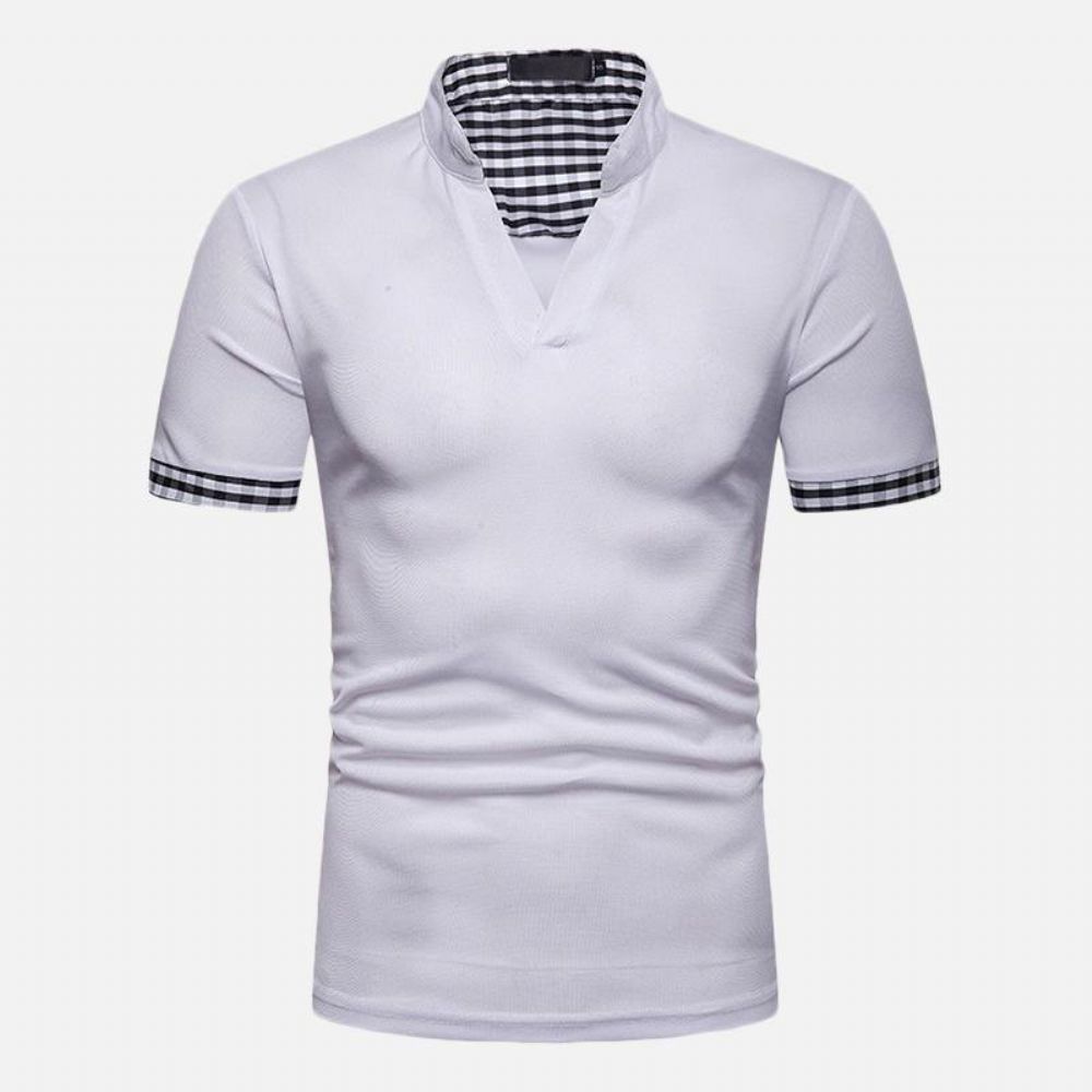 Golfshirts Met V-Hals Heren