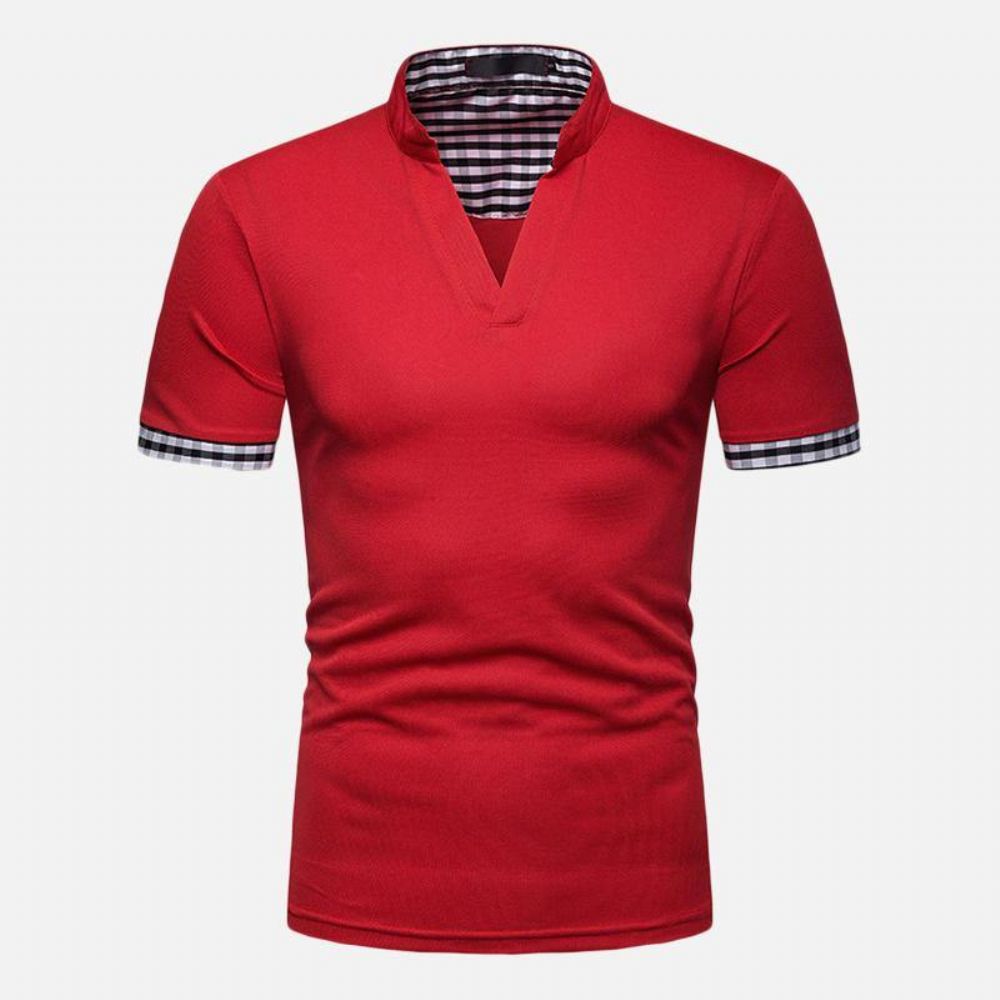 Golfshirts Met V-Hals Heren