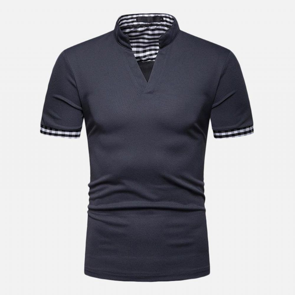 Golfshirts Met V-Hals Heren