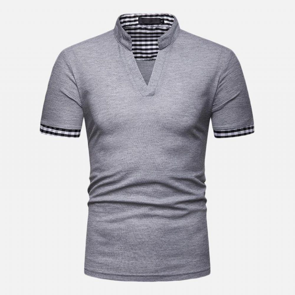 Golfshirts Met V-Hals Heren