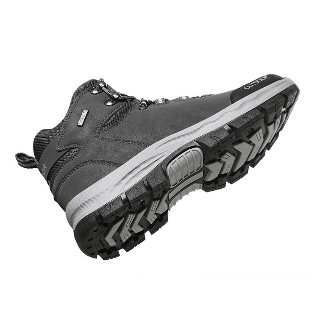 Heren Outdoor Antislip Wandelschoenen Met Zachte Zool Veters