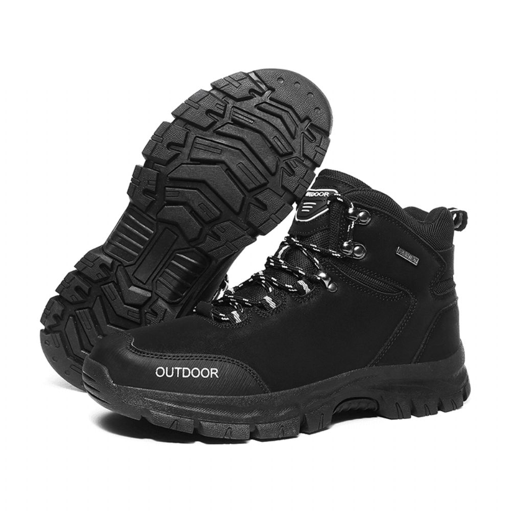 Heren Outdoor Antislip Wandelschoenen Met Zachte Zool Veters