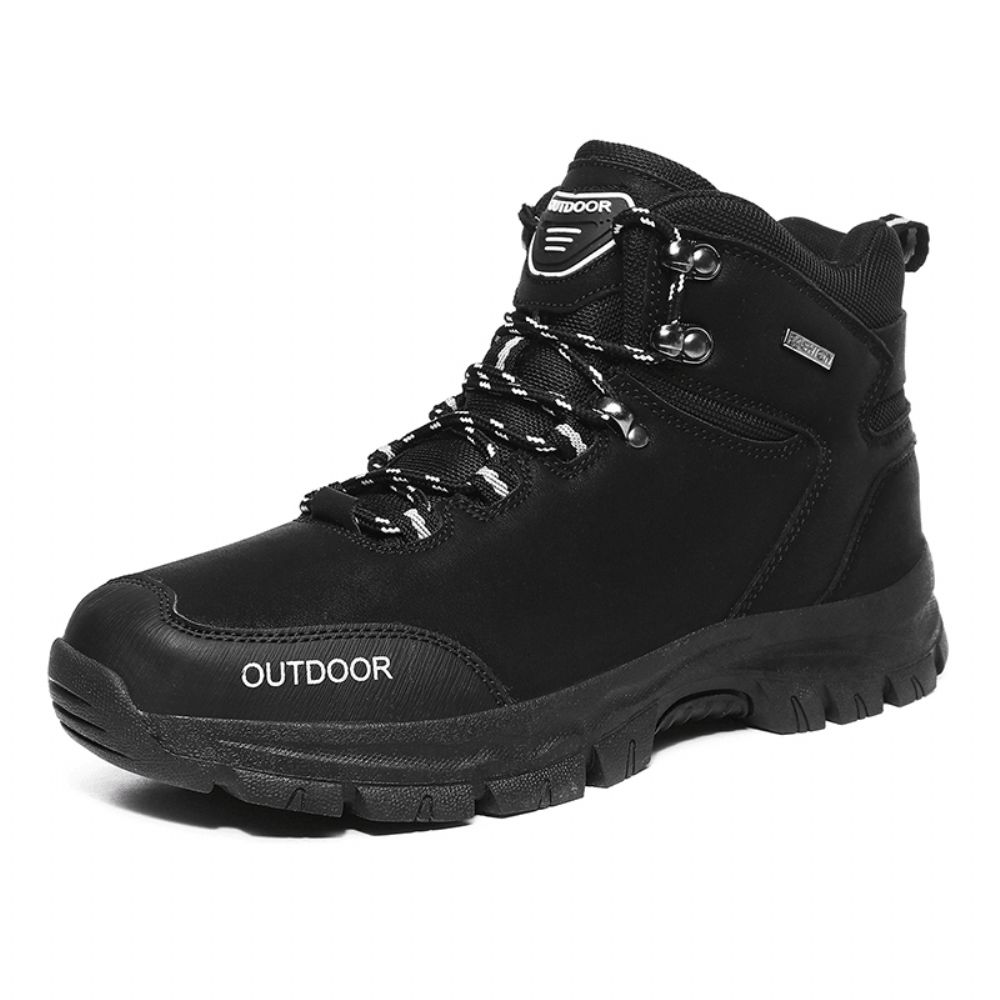 Heren Outdoor Antislip Wandelschoenen Met Zachte Zool Veters