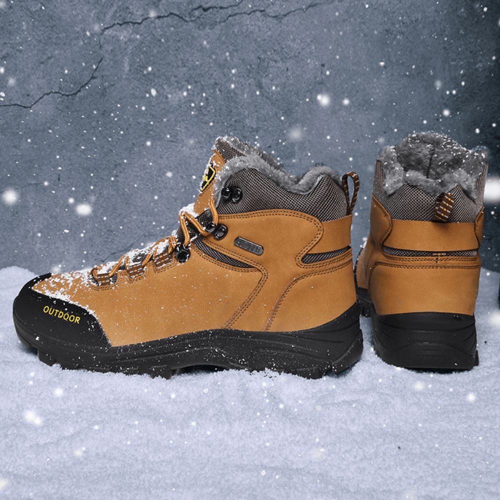 Heren Outdoor Comfortabele Antislip Draagbare Pluche Warme Winter Wandelschoenen