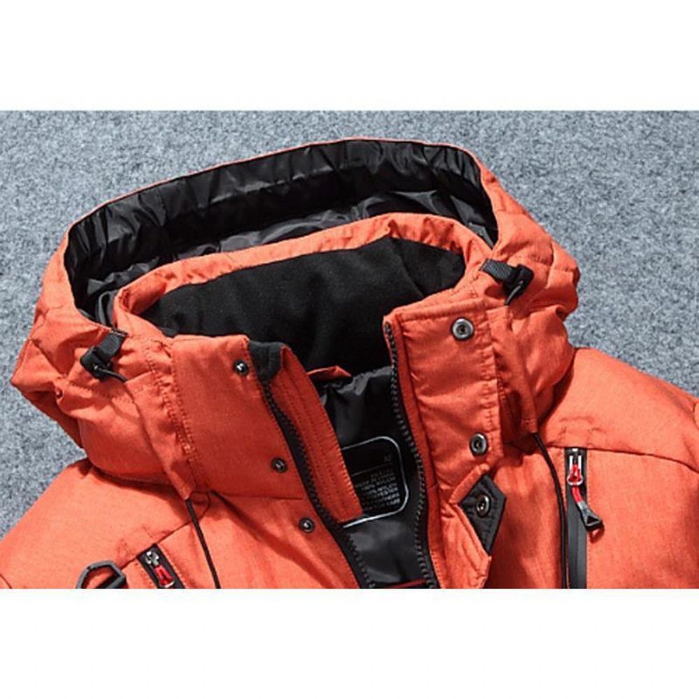 Heren Winter Outdoor Dikke Warme Donsjack Geïsoleerde Parka