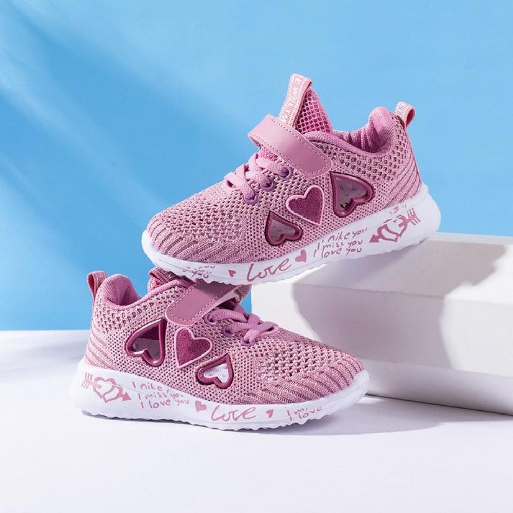 Meisjes Roze Waterdichte Sneakers