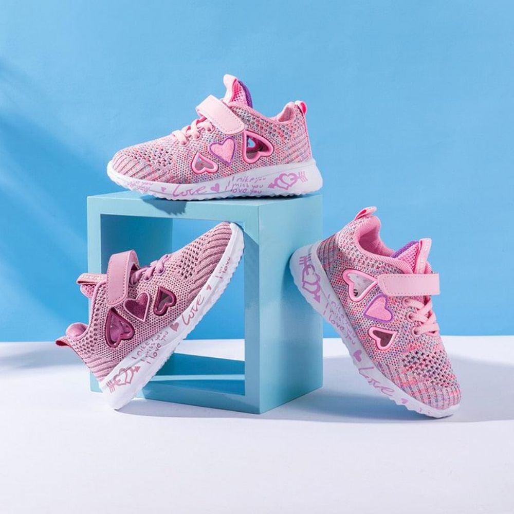 Meisjes Roze Waterdichte Sneakers