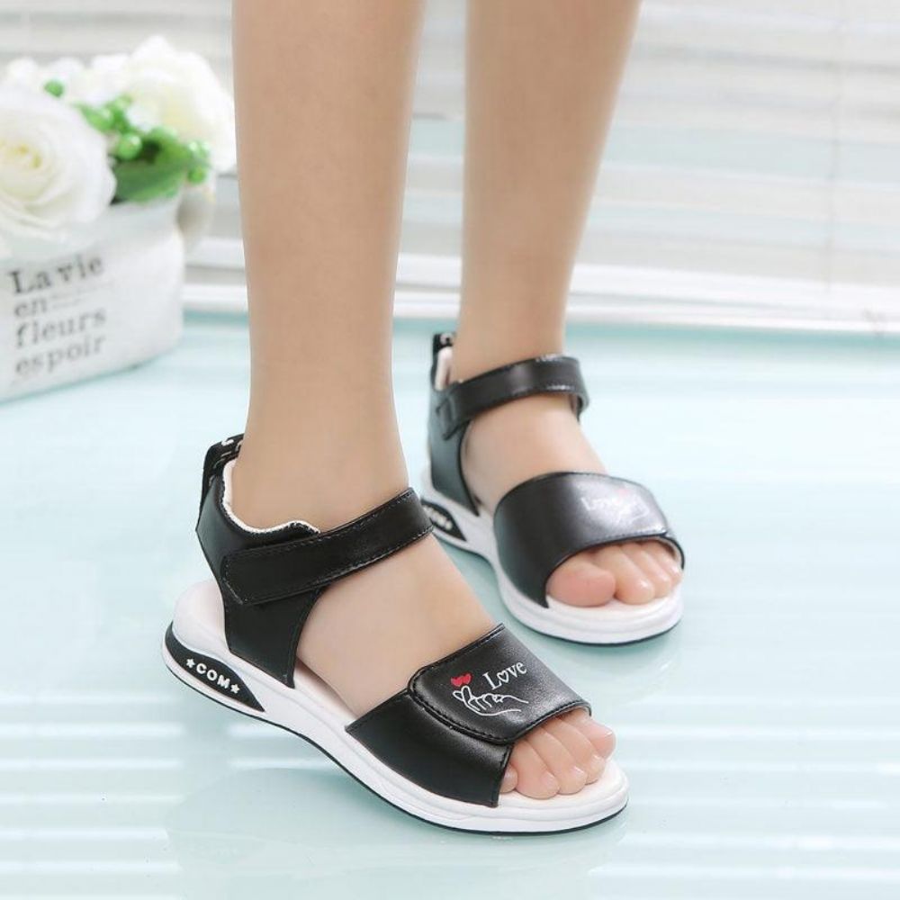 Schattige Platte Rubberen Sandalen Meisjes