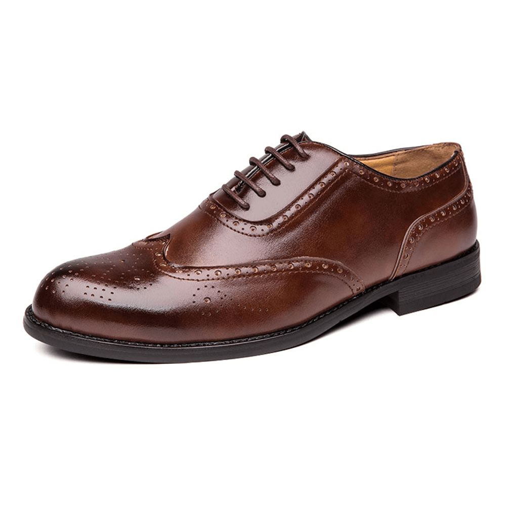 Heren Brogue Gesneden Formele Kleding Schoen Casual Zakelijke Oxfords