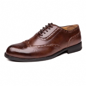 Heren Brogue Gesneden Formele Kleding Schoen Casual Zakelijke Oxfords