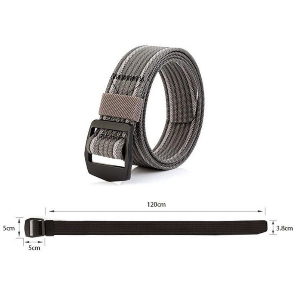 120 Cm Heren Stretch Gevlochten Elastisch Geweven Nylon Militaire Riemen Outdoor Sport Tactische Riem