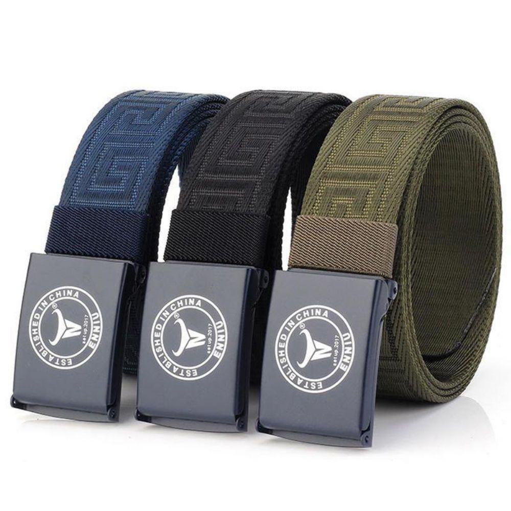 3.8*120Cm Mannen Outdoor Casual Nylon Riem Tactische Taille Riem