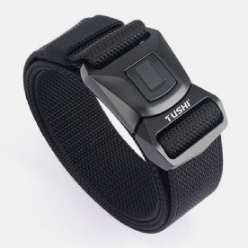 Heren Nylon Quick Release Insert-Buckle 125Cm Ademend Sneldrogend Outdoor Veiligheidsgordel Training Tactics Belt