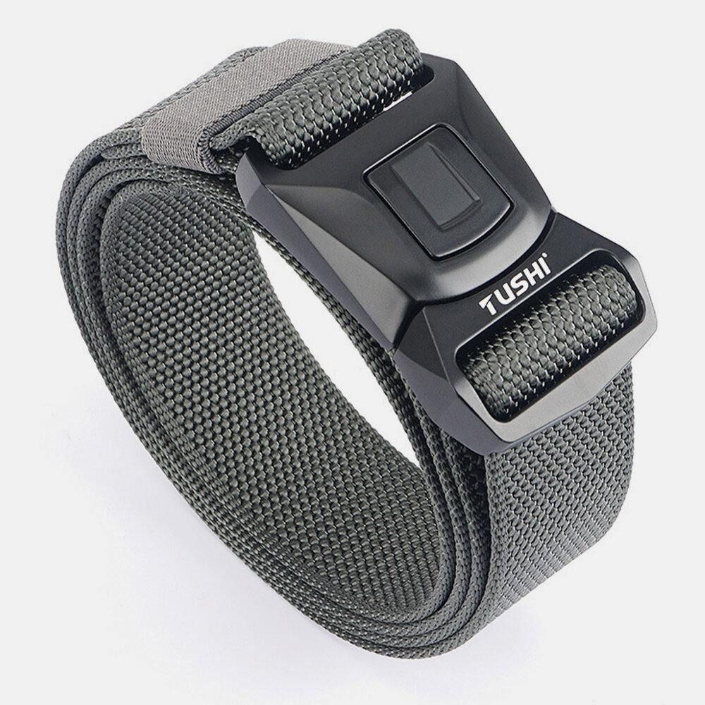 Heren Nylon Quick Release Insert-Buckle 125Cm Ademend Sneldrogend Outdoor Veiligheidsgordel Training Tactics Belt