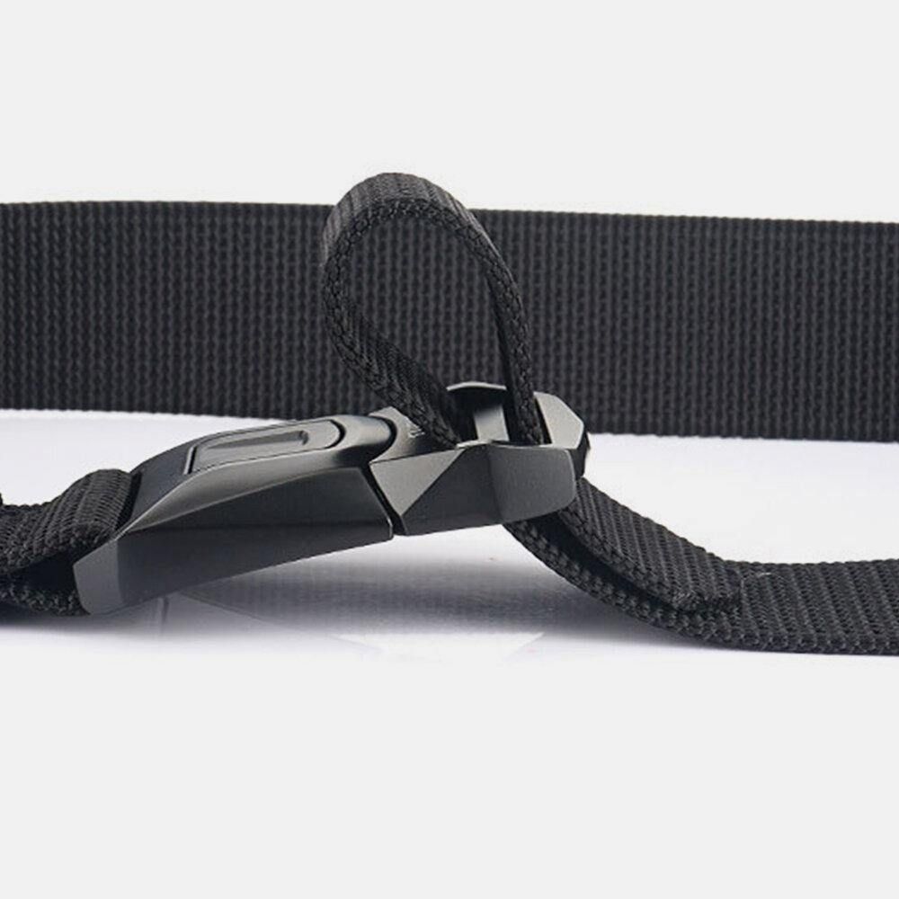 Heren Nylon Quick Release Insert-Buckle 125Cm Ademend Sneldrogend Outdoor Veiligheidsgordel Training Tactics Belt