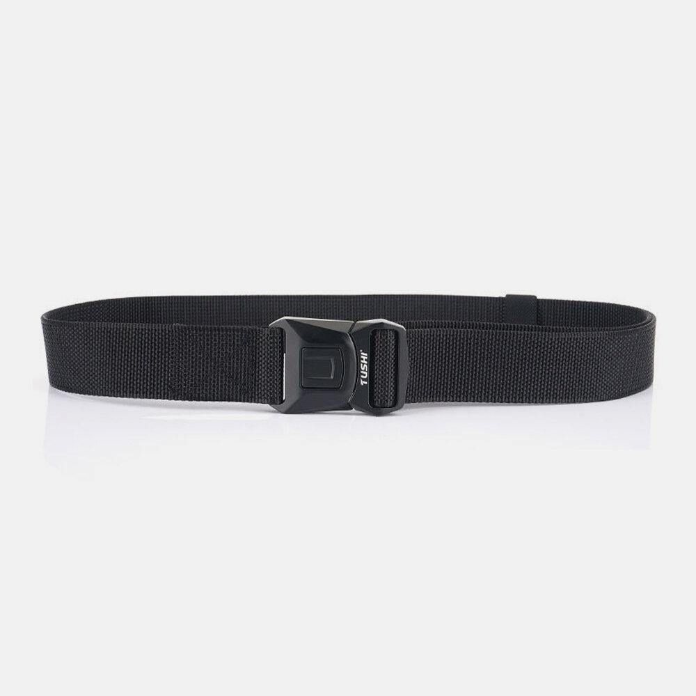 Heren Nylon Quick Release Insert-Buckle 125Cm Ademend Sneldrogend Outdoor Veiligheidsgordel Training Tactics Belt