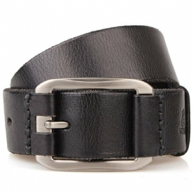 Lederen Herenriem Casual Tailleband Tailleband Pin Retro Riem