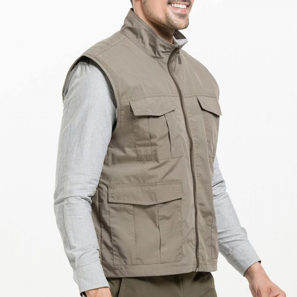 Waterdicht Qiuck Dry Ademend Outdoor Utility Vest Heren