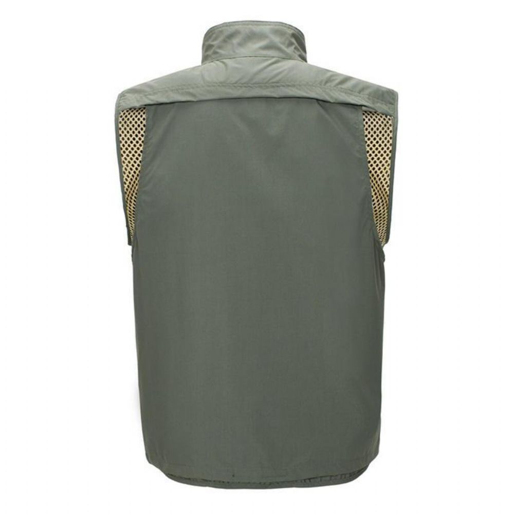 Waterdicht Qiuck Dry Ademend Outdoor Utility Vest Heren