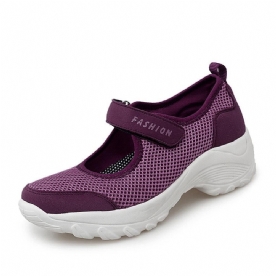 Dames Grote Maat Ademend Mesh Platform Outdoor Sportschoenen