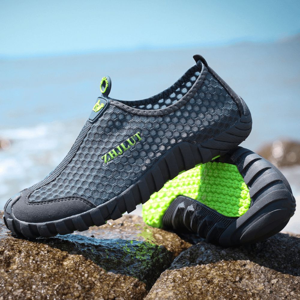 Heren Mesh Ademende Lichtgewicht Antislip Outdoor Sportschoenen