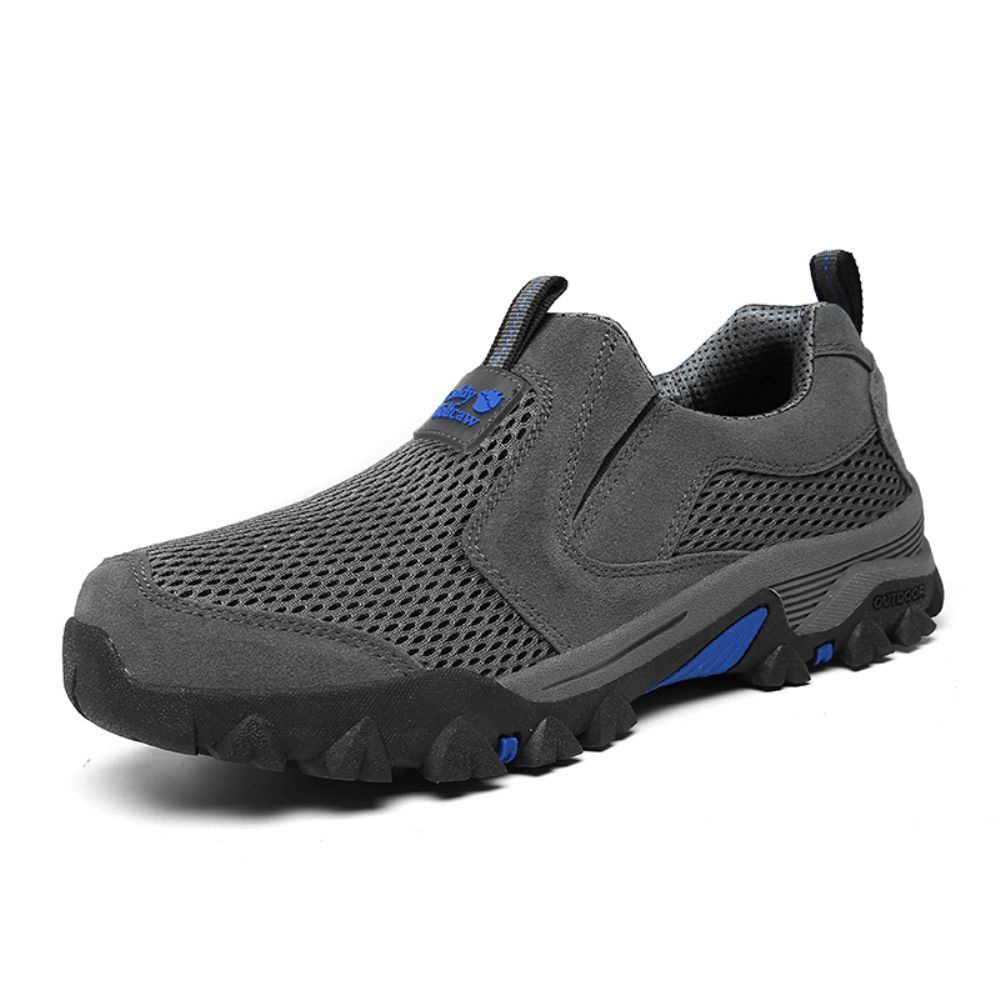 Heren Outdoor Mesh Stof Ademende Zachte Casual Wandelschoenen