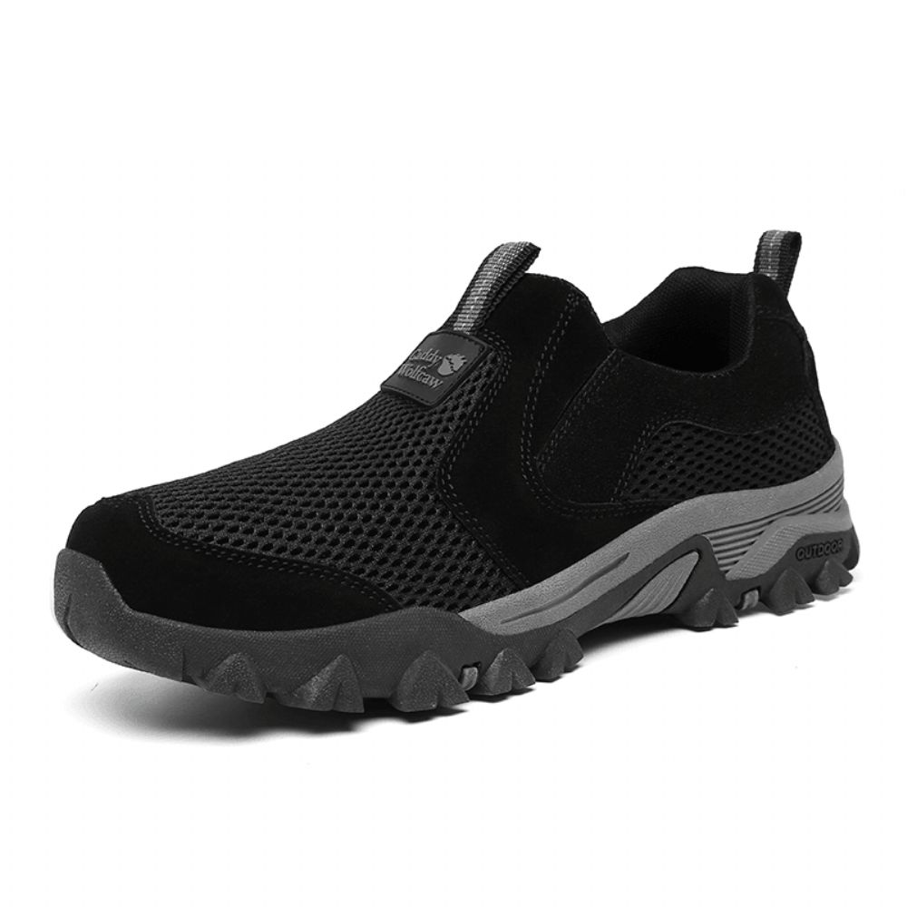 Heren Outdoor Mesh Stof Ademende Zachte Casual Wandelschoenen