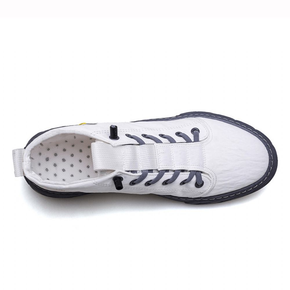 Heren Waterdichte Ademende Hoge Top Paraplu Doek Casual Sneakers