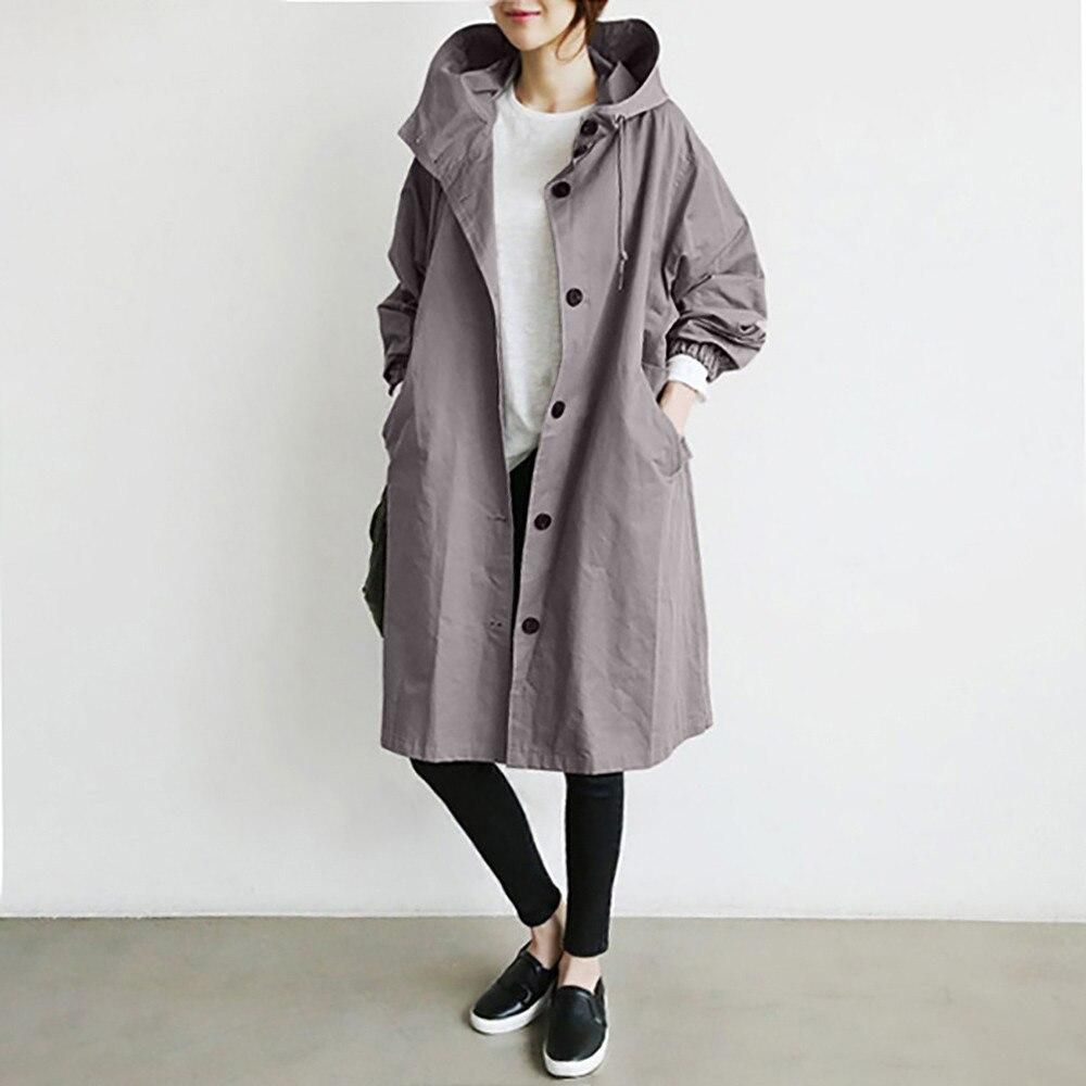 Oversized Halflange Losse Windjack Dames