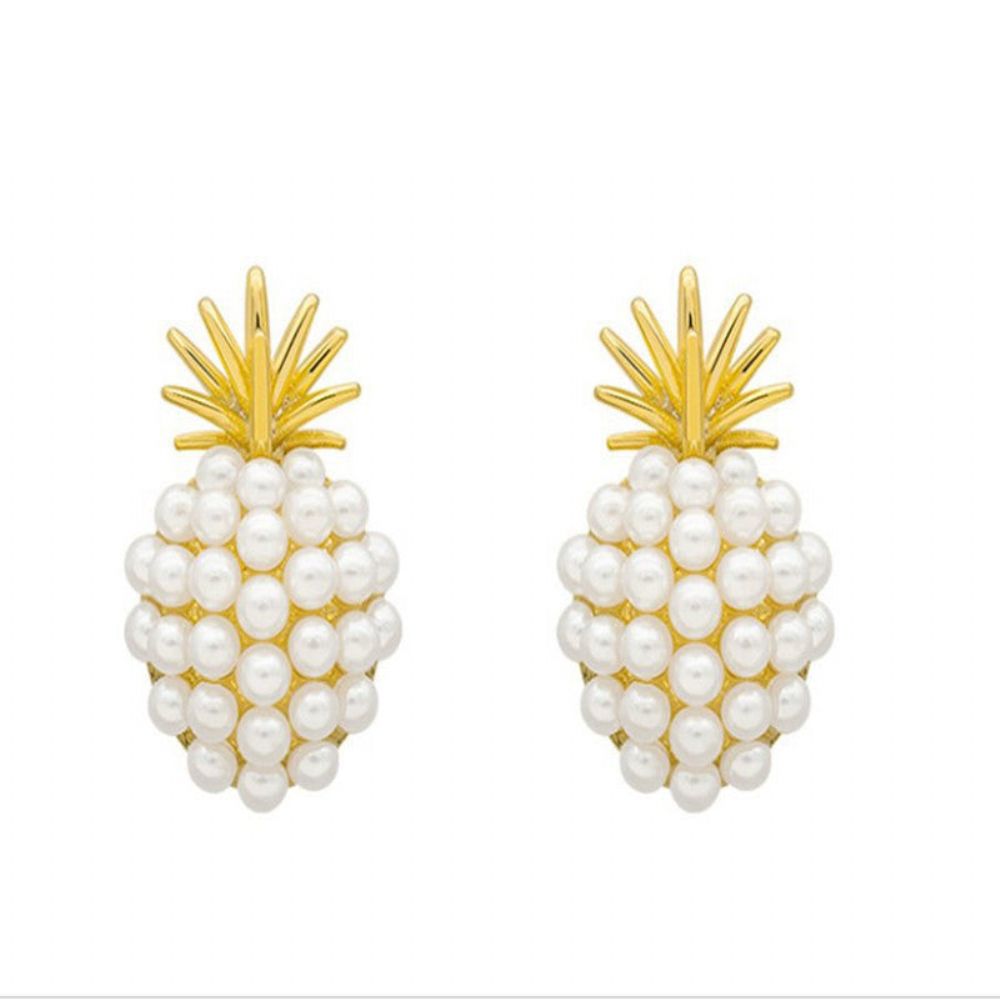 Ananas Parel Oorbellen