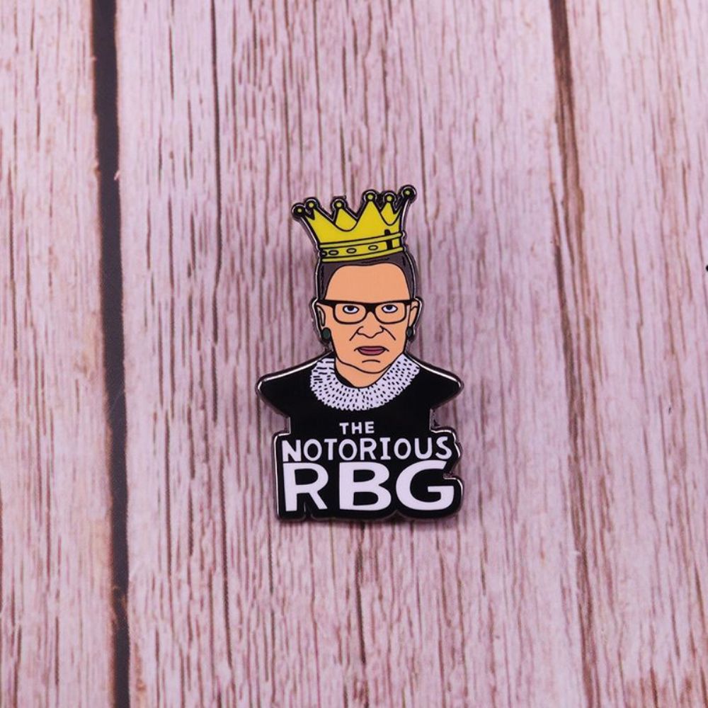 Beruchte Rbg Feminisme Badge Ruth Ginsburg Dames Equality Broche