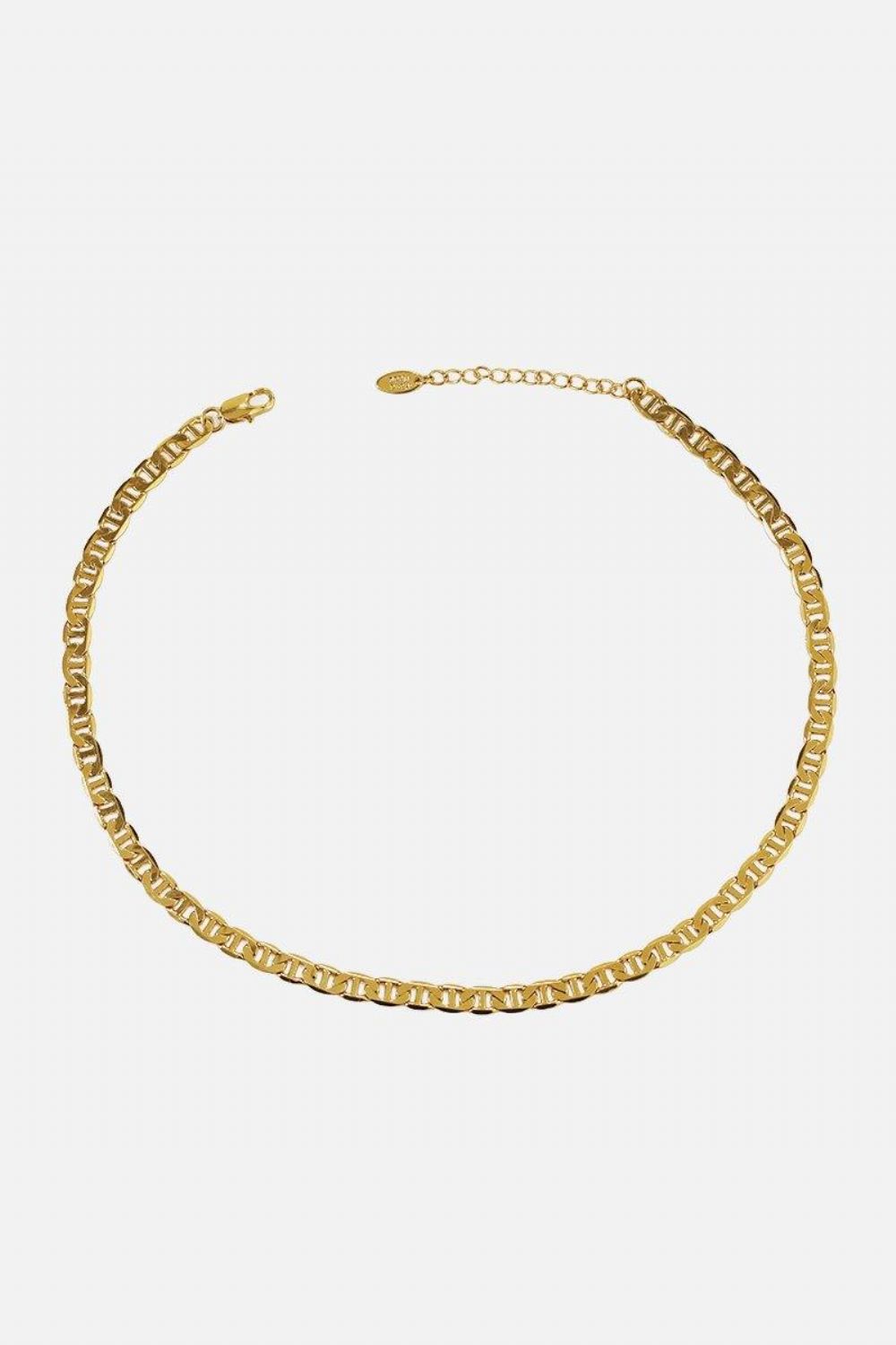 Gouden Ketting Geometrische Inleg Ketting