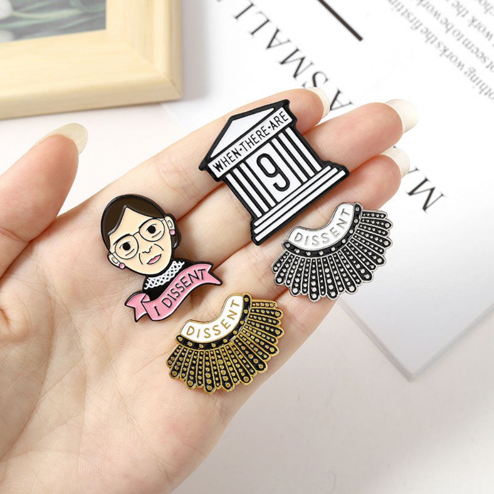 Ruth Bader Ginsburg Broche Feministisch Embleem