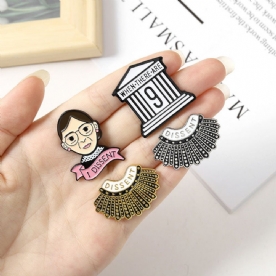 Ruth Bader Ginsburg Broche Feministisch Embleem