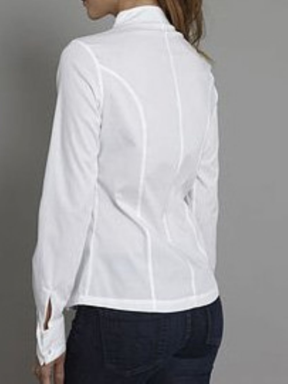 Casual Blouse Van Katoenmix Met Lange Mouwen