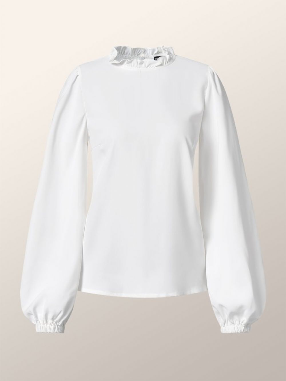 Herfst Lange Mouw Elegante A-Lijn Dames Date Tops Met Ruches