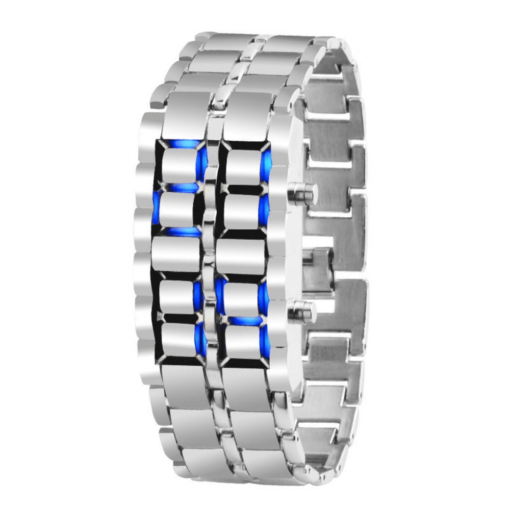 Binaire Led-Display Paar Horloge Waterdichte Digitale Armband Horloges