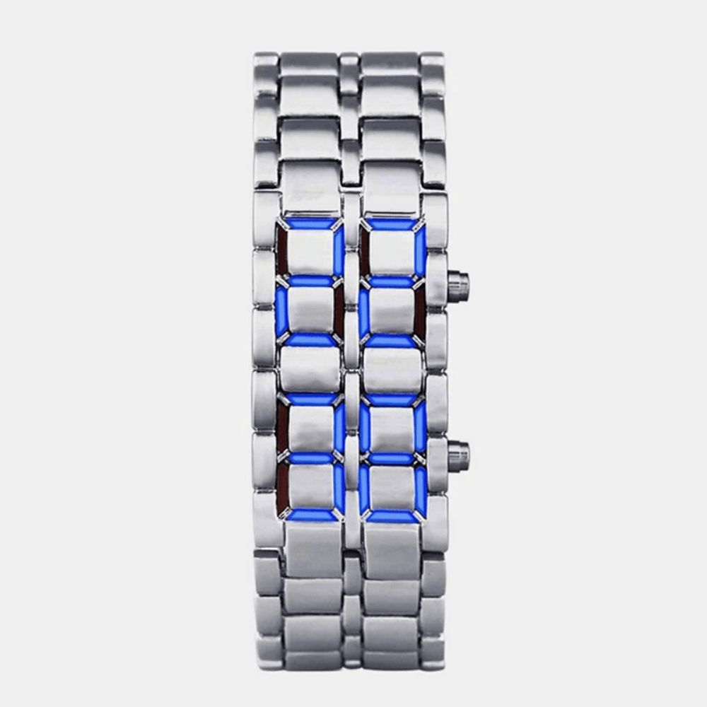 Binaire Led-Display Paar Horloge Waterdichte Digitale Armband Horloges